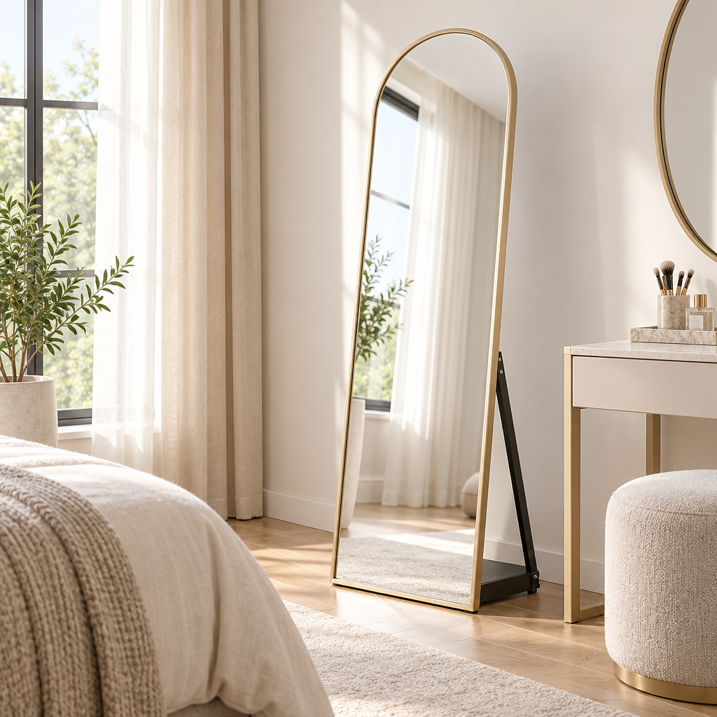 Torvqli™ Arched Freestanding Full-Length Mirror main image 05