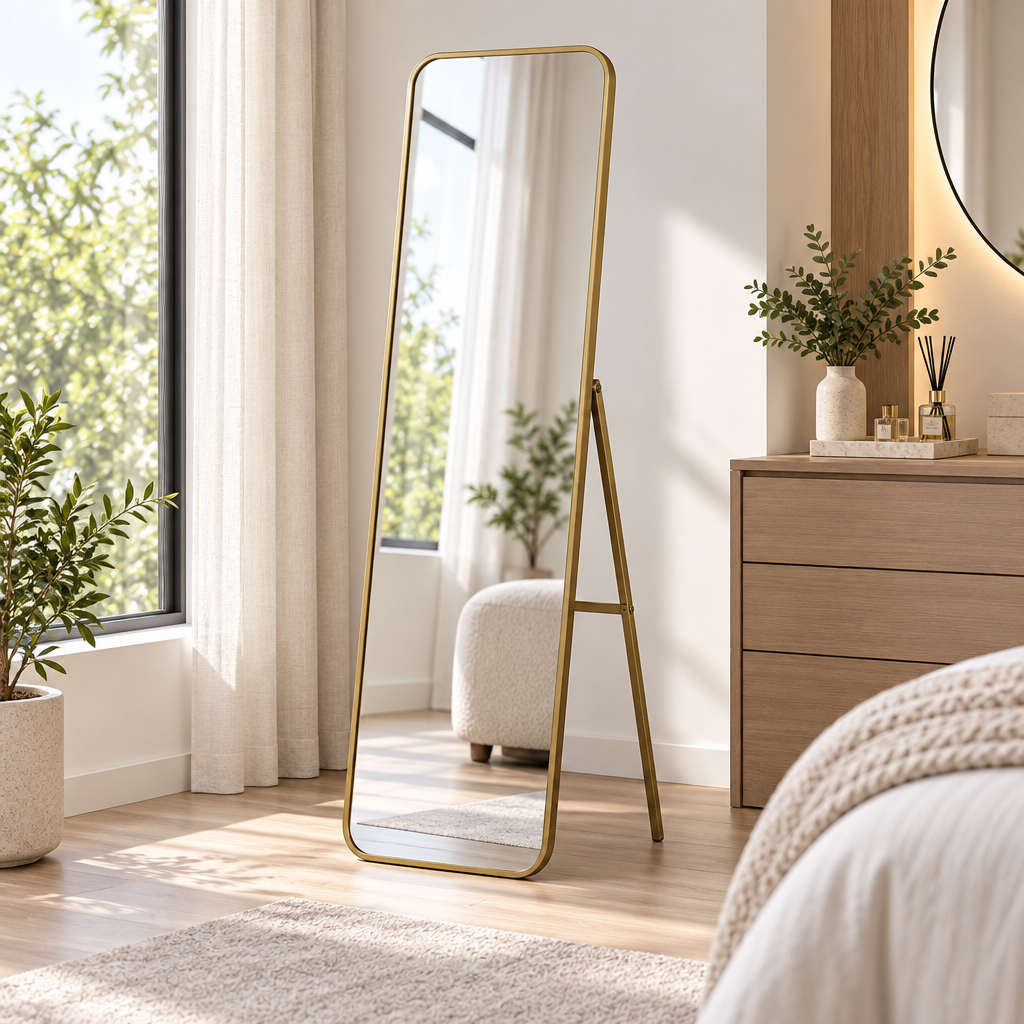 Torvqli™ Foldable Stand Full-Length Mirror hero