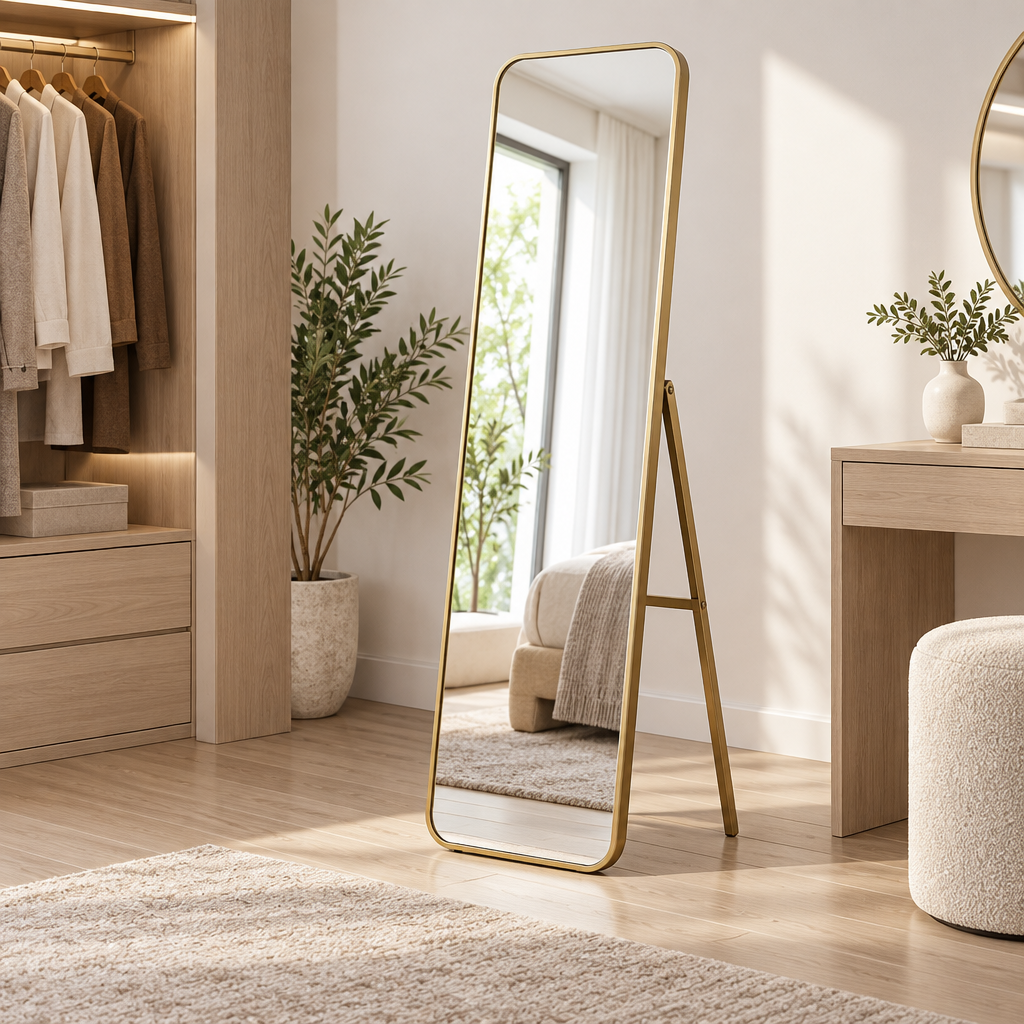 Torvqli™ Foldable Stand Full-Length Mirror main image 05