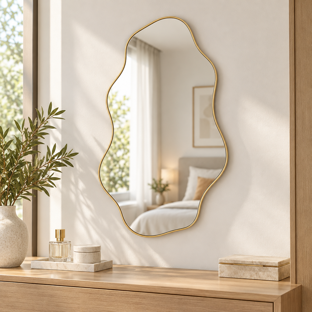 Torvqli™ Irregular Wave Wall Mirror main image 02