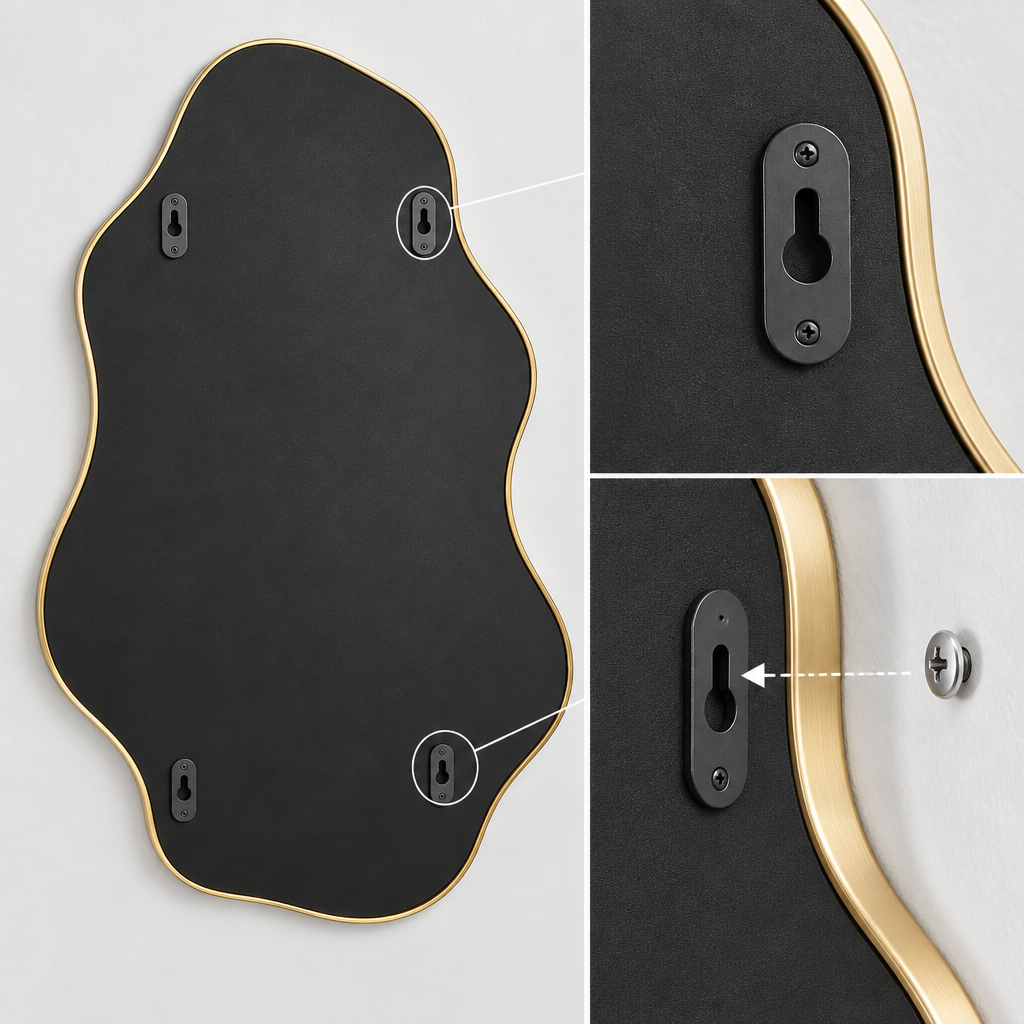 Torvqli™ Irregular Wave Wall Mirror main image 03