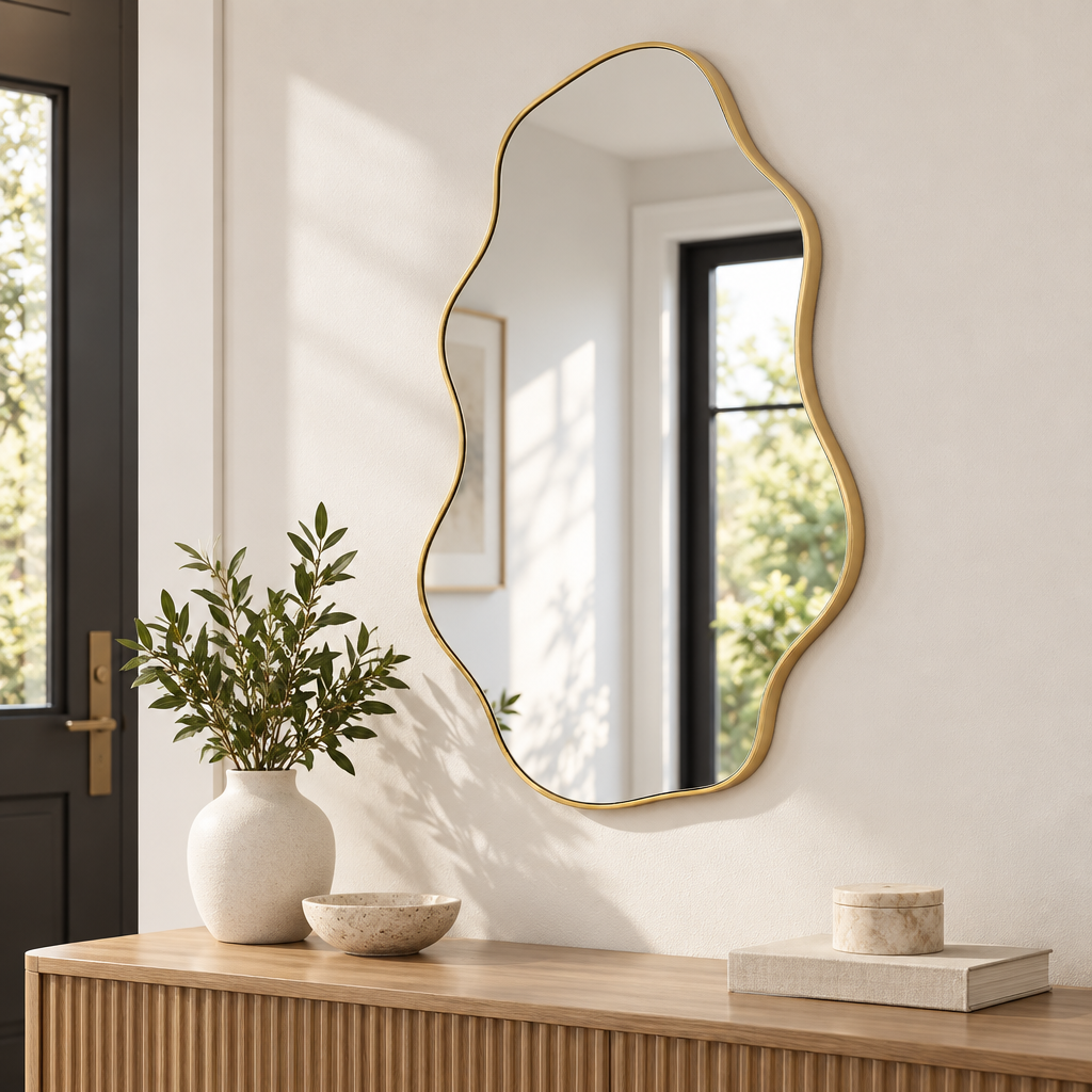 Torvqli™ Irregular Wave Wall Mirror main image 05