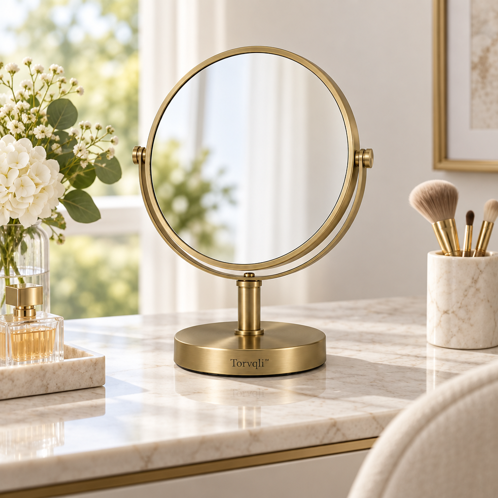 Torvqli™ Rotatable Desktop Vanity Mirror main image 02