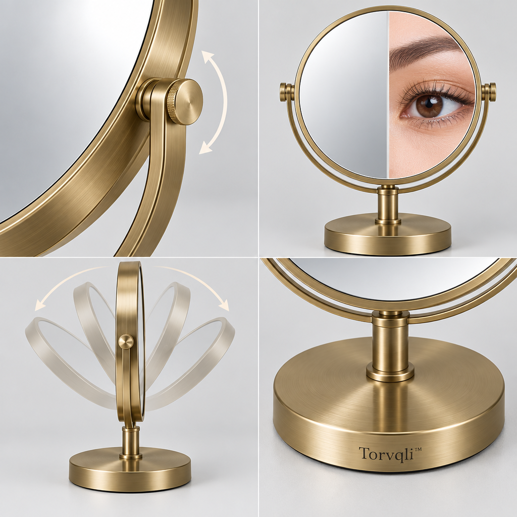 Torvqli™ Rotatable Desktop Vanity Mirror main image 03