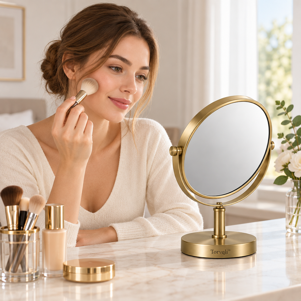 Torvqli™ Rotatable Desktop Vanity Mirror main image 04