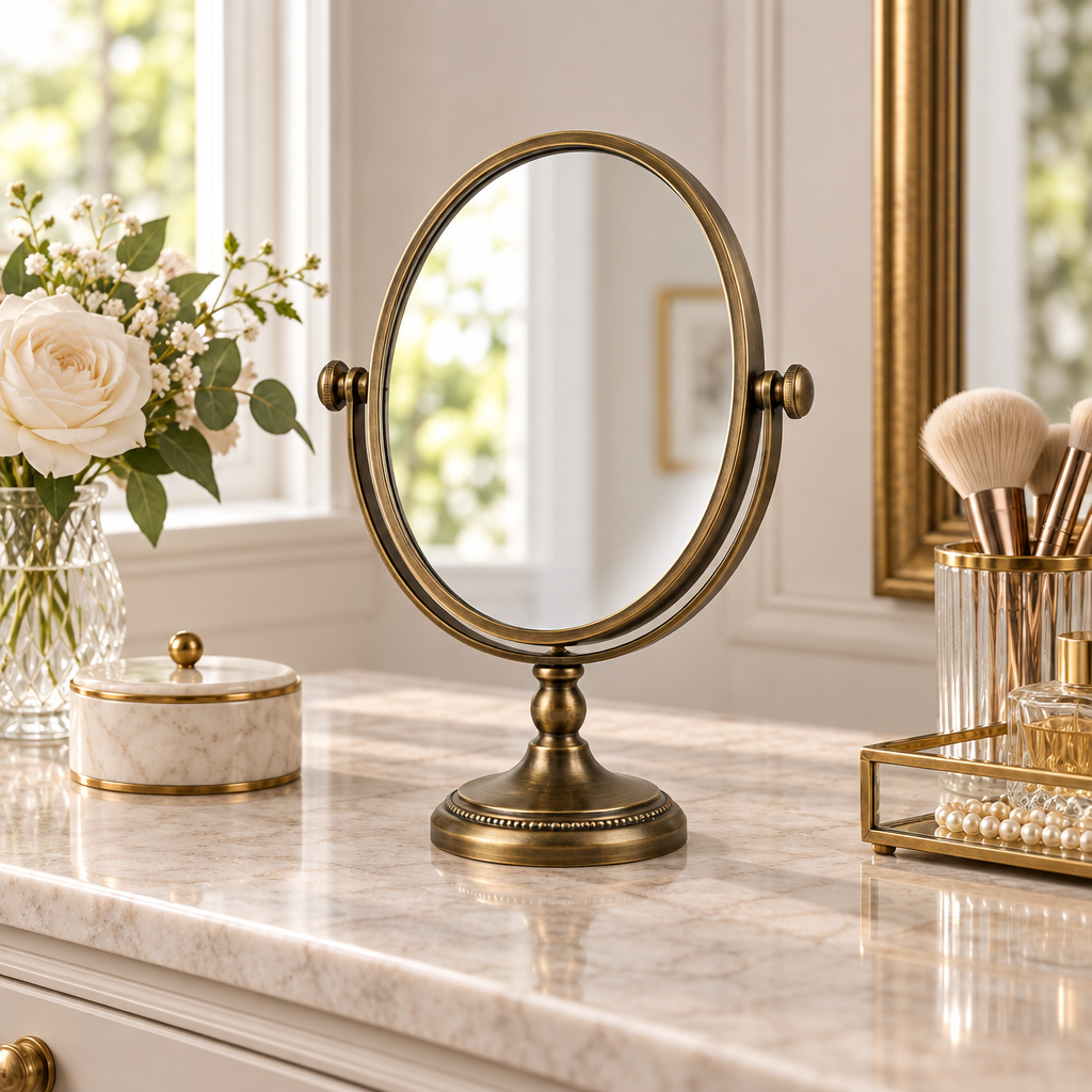 Torvqli™ Vintage Metal Frame Vanity Mirror main image 02