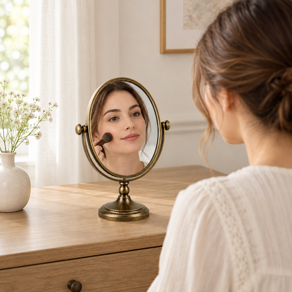 Torvqli™ Vintage Metal Frame Vanity Mirror main image 04