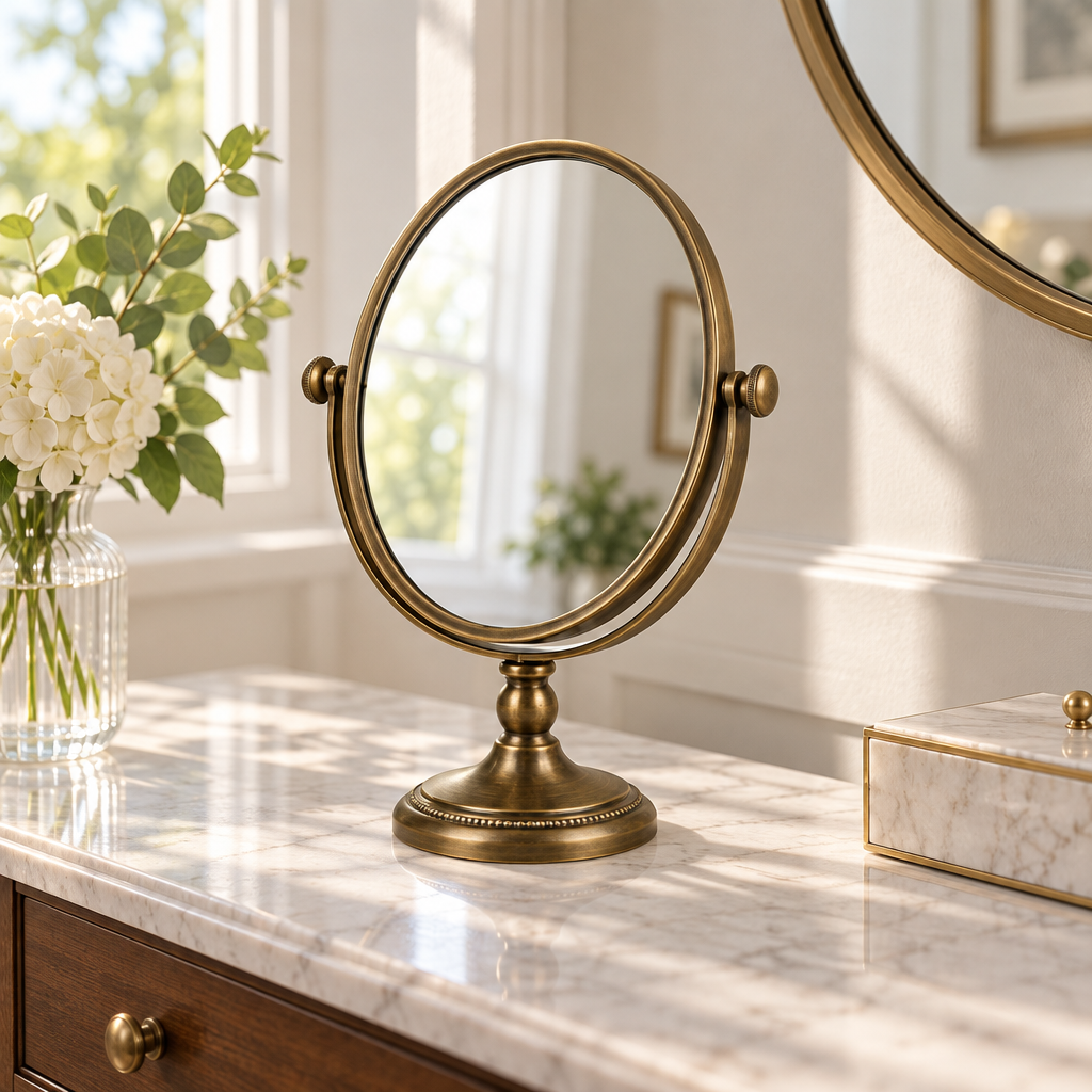 Torvqli™ Vintage Metal Frame Vanity Mirror main image 05