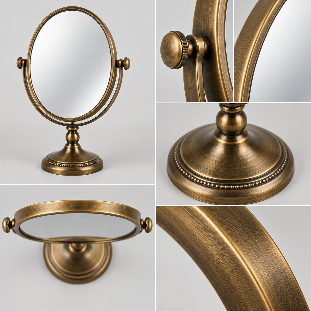 Torvqli™ Vintage Metal Frame Vanity Mirror main image 06