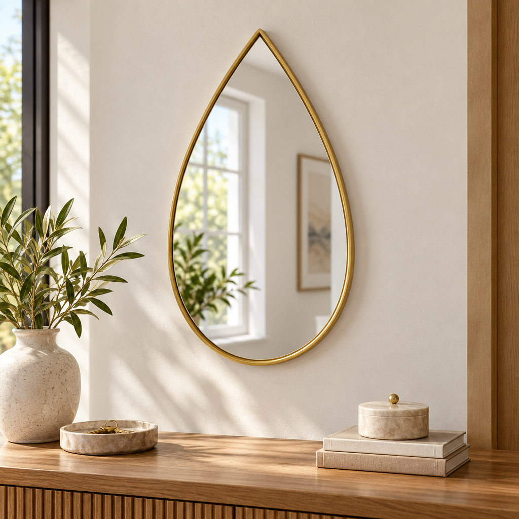 Torvqli™ Teardrop Art Decorative Mirror main image 02