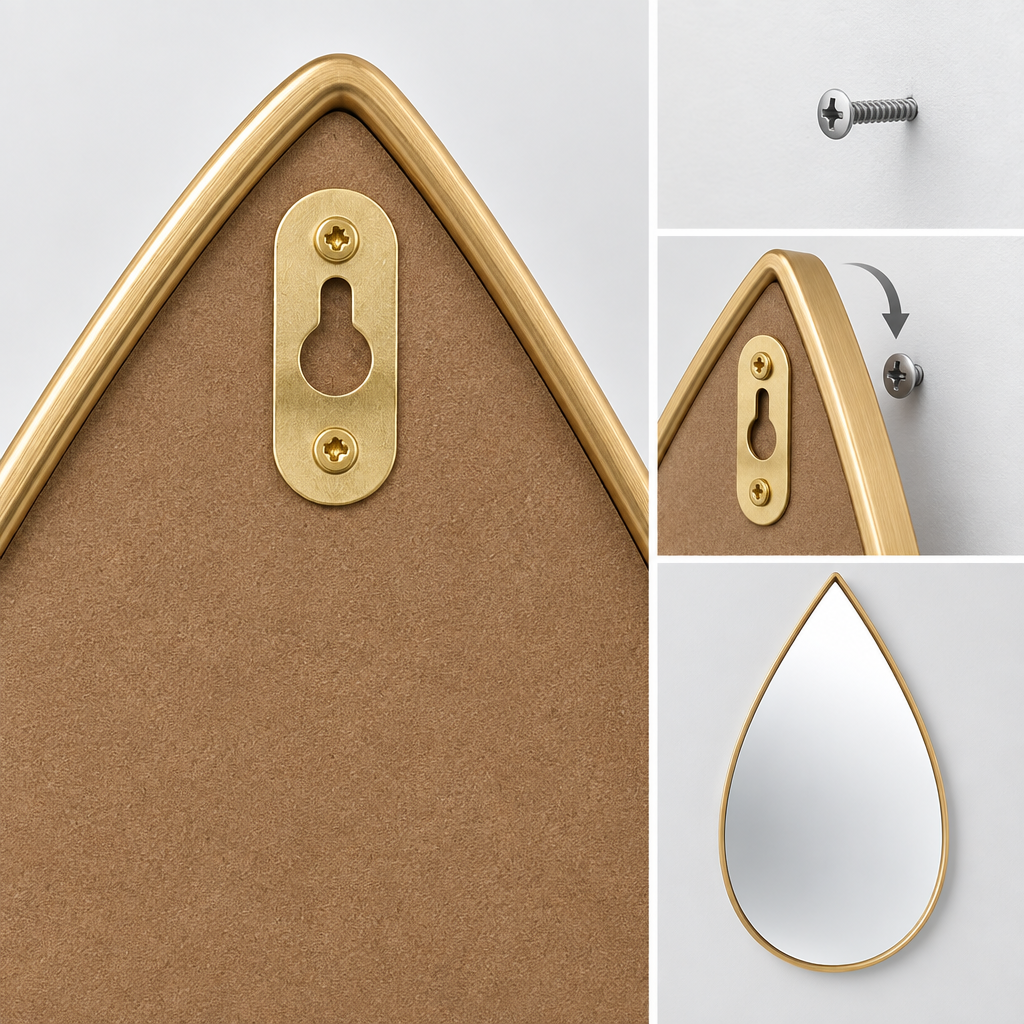 Torvqli™ Teardrop Art Decorative Mirror main image 03