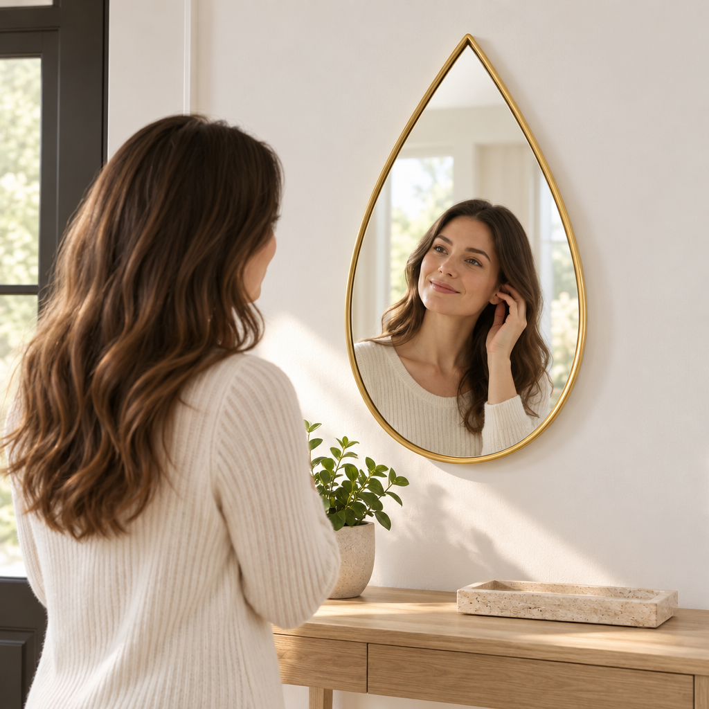 Torvqli™ Teardrop Art Decorative Mirror main image 04
