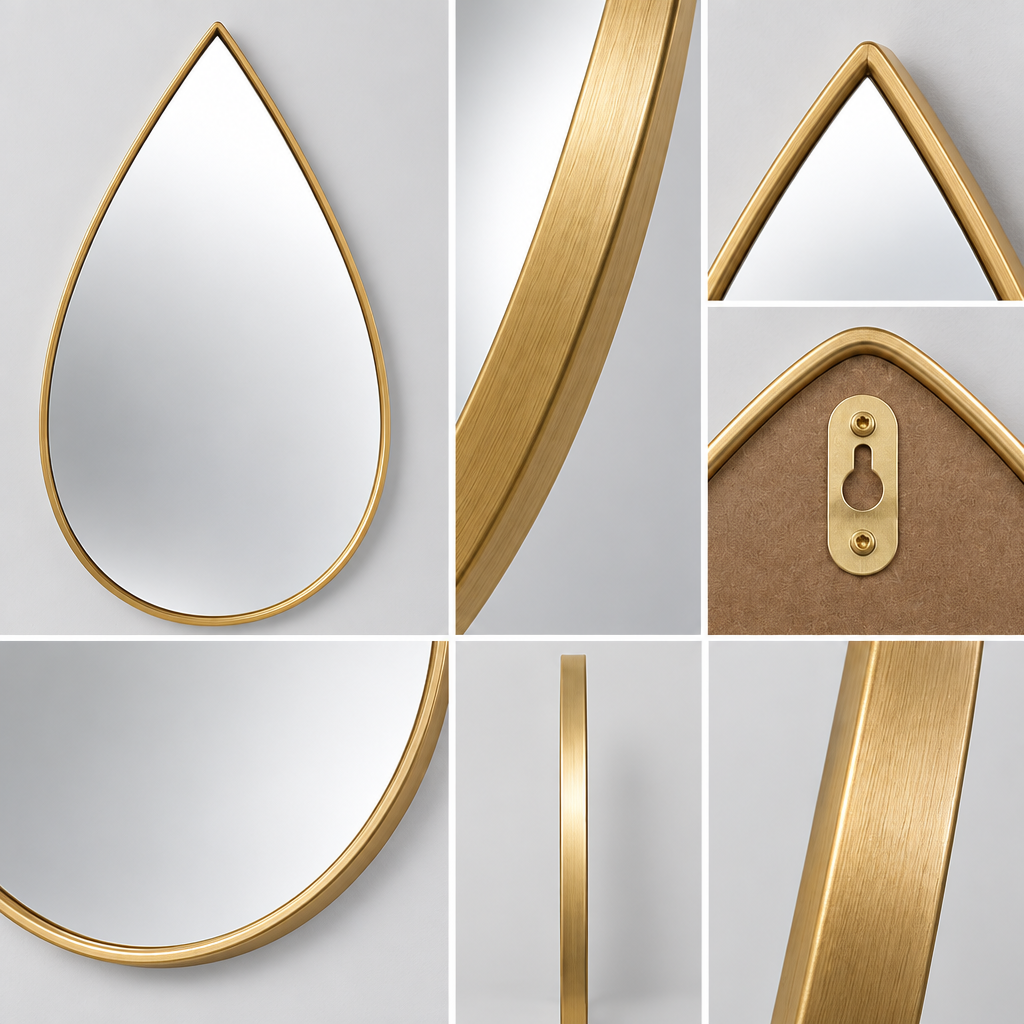 Torvqli™ Teardrop Art Decorative Mirror main image 06