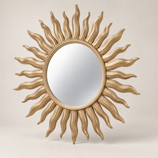Torvqli™ Sunburst Metal Decorative Mirror hero