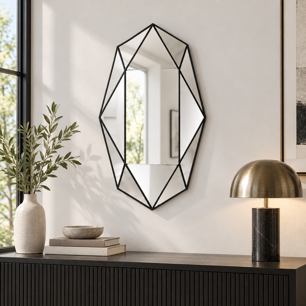 Torvqli™ Geometric Wall Decorative Mirror main image 02