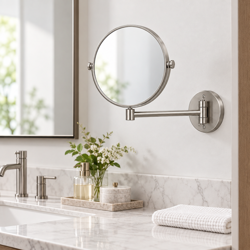 Torvqli™ Extendable Wall-Mounted Beauty Mirror main image 02
