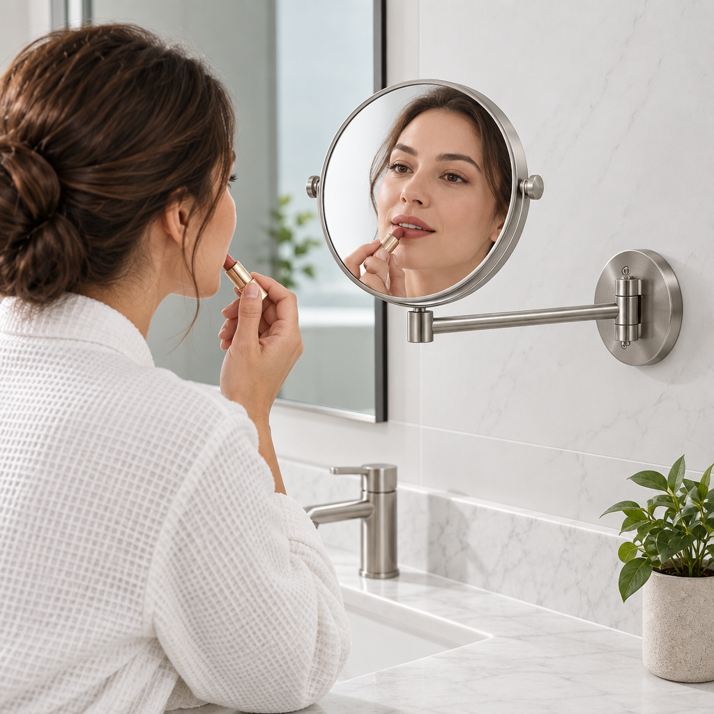 Torvqli™ Extendable Wall-Mounted Beauty Mirror main image 04