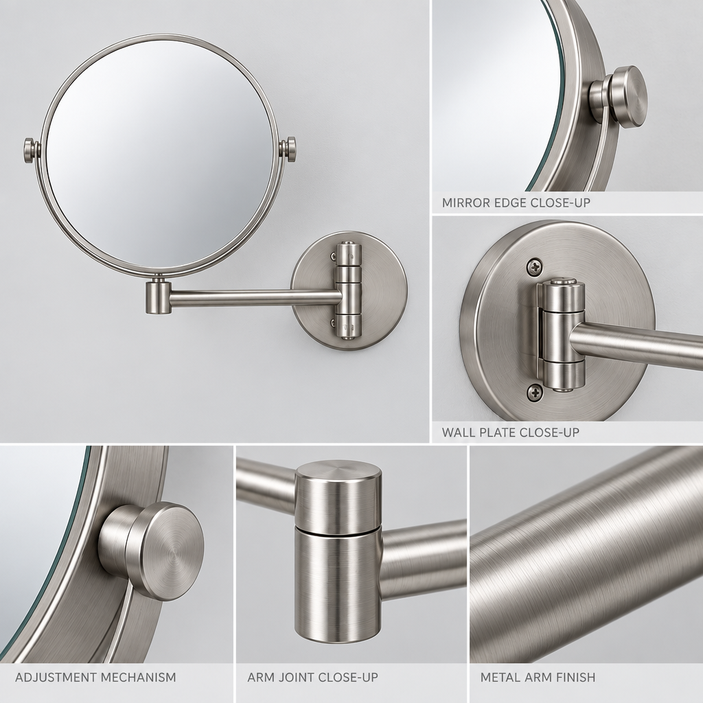 Torvqli™ Extendable Wall-Mounted Beauty Mirror main image 06