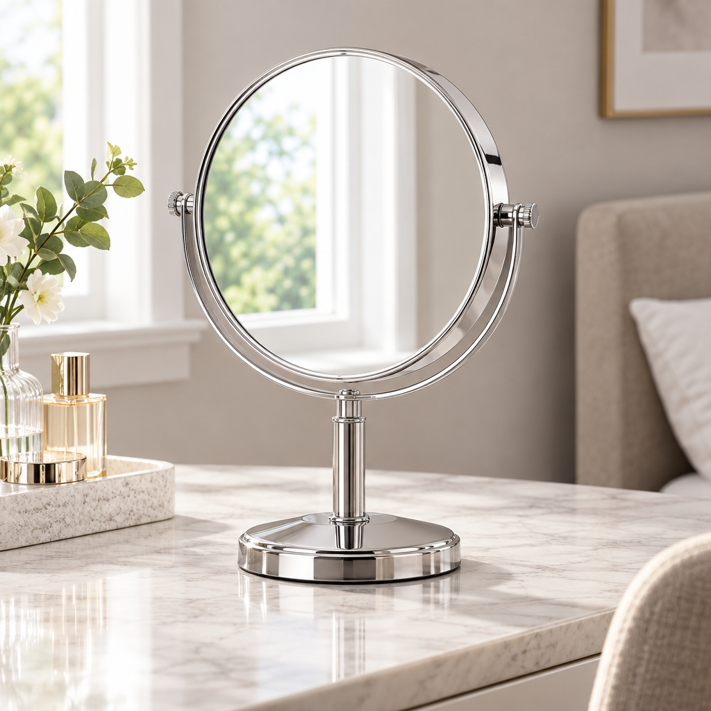 Torvqli™ Double-Sided Magnifying Table Mirror main image 05