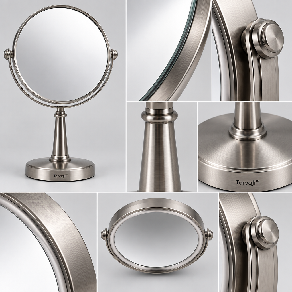 Torvqli™ Double-Sided Magnifying Table Mirror main image 06