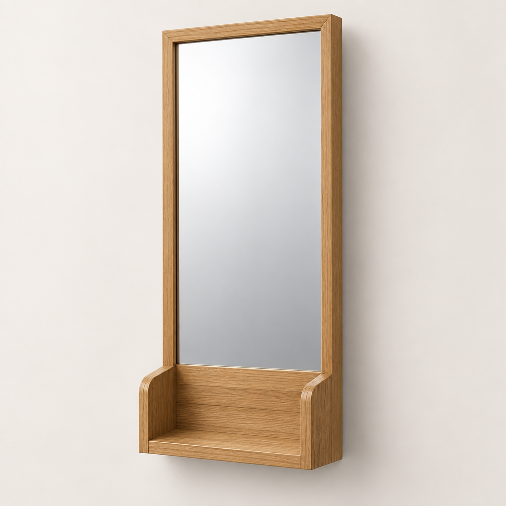 Torvqli™ Entryway Mirror with Storage Shelf hero